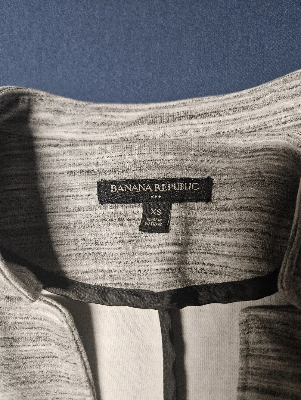 Banana Republic Gray Knit Blazer Jacket